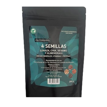 4 Semillas en Polvo x 200 g - Nutrivas