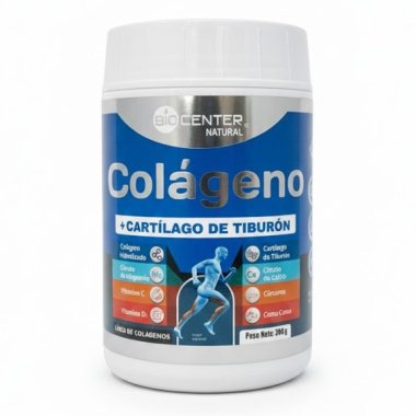 Colageno + Cartilago de Tiburon + Vitaminas + Minerales x 200 g - BioCenter Natural