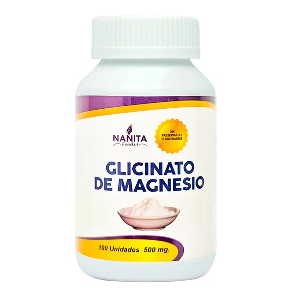 Glicinato de Magnesio en Capsulas - Nanita