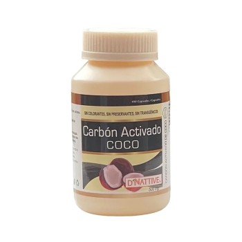 Carbon Activado de Coco en Capsulas 100u x 500mg- DNattive