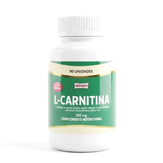 L-Carnitina en Capsulas 90u x 500mg - Oriundos