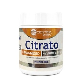 [BNCM00250] Citrato de Magnesio x 250 g - BioCenter Natural