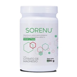[SOCM00500] Citrato de Magnesio en Polvo x 500 g - SORENU