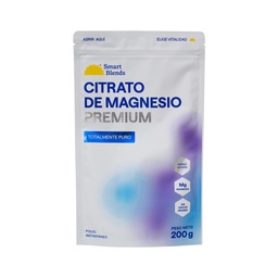 [SBMP00200] Citrato de Magnesio Hidratado Premium x 200g - Smart Blends